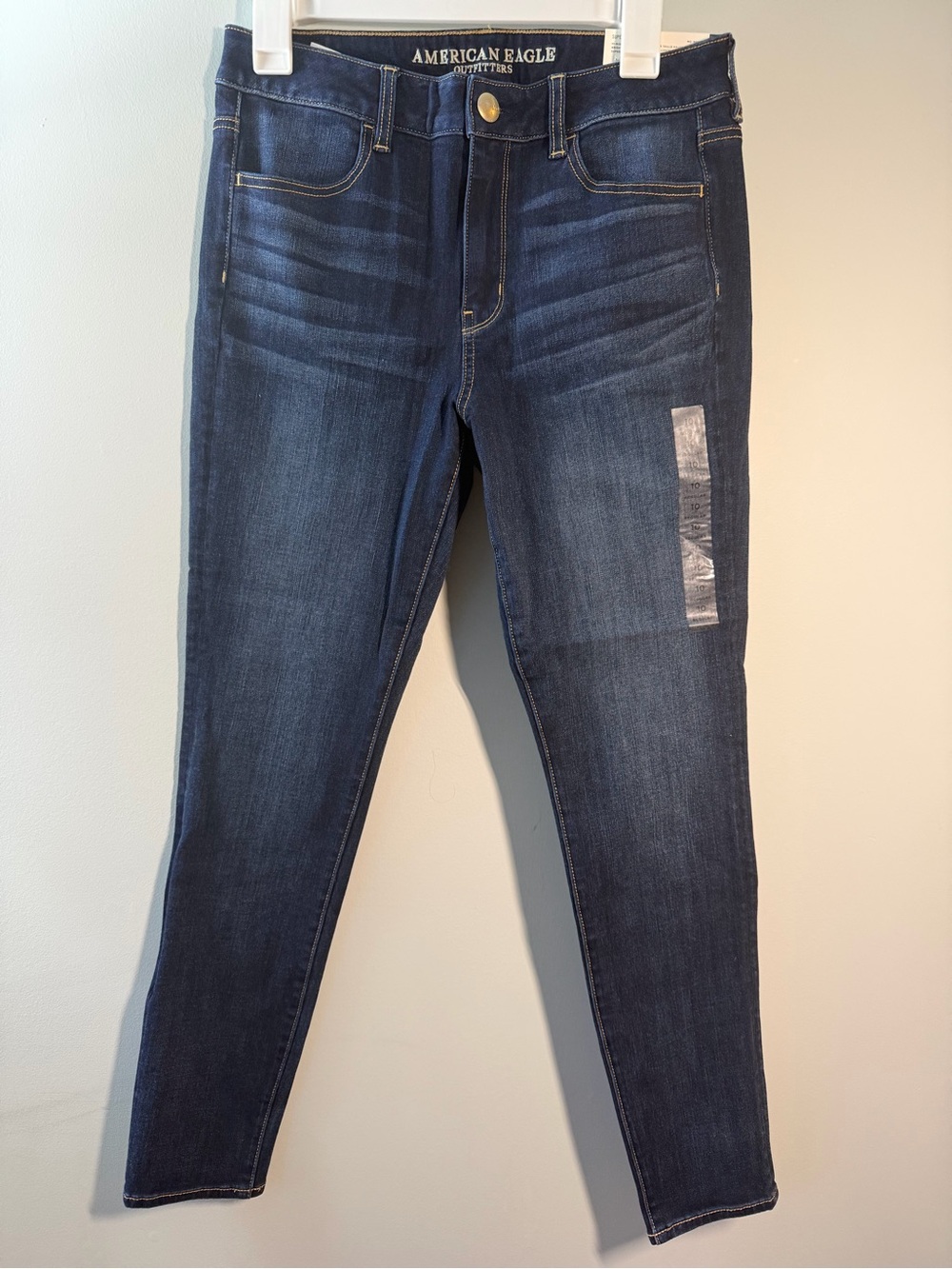 NWT American Eagle Outfitters Dark Wash Hi-Rise Jeggins